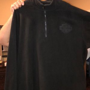 Harley Davidson Fleece 1/4 zip jacket
